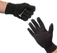 Brown Cotton Jersey Gloves Bulk