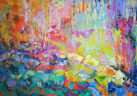 Colorful Abstract Landscape Painting