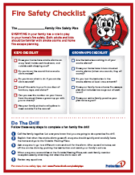 fire safety plan checklist protection 1