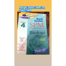 Huraian sukatan pelajaran biologi tingkatan 4 may 31, 2013. Kunci Emas Bank Soalan Biologi Biology Bilingual Tingkatan 4 Shopee Malaysia