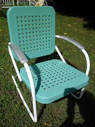 Enjoy free shipping on most stuff, even big stuff. Vtg 50s 60s Retro Outdoor Metal Lawn Patio Porch Rocker Metal Lawn Chairs Metal Patio Chairs Rocking Chair Porch