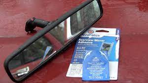 how to re attach your rear view mirror