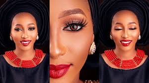 detailed nigerian bridal makeup