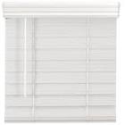 Home 2-inch Cordless Faux Wood Blind White 22-inch x 48-inch
