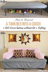 How To Convert A Twin Bed Into A Couch
