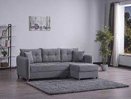 Casamode Brooklyn Gray Sectional Sofa