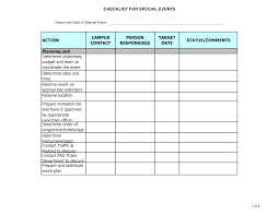 Event Planning Spreadsheet Excel Fundraising Corporate
