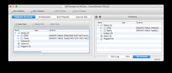 db browser for sqlite on os x