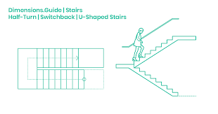U Shaped Stairs Dimensions