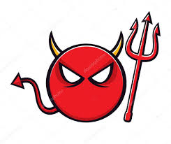 cartoon devil symbol stock vector by