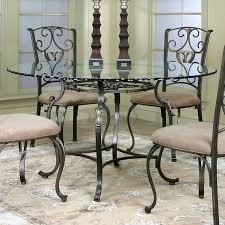wescot round glass dining table cramco