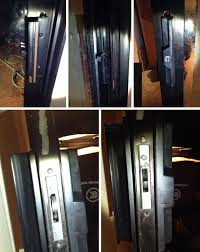 sliding door lock mechanism with