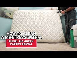 how to clean a mattress with a bissell