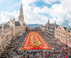 a 20th flower carpet on the theme of