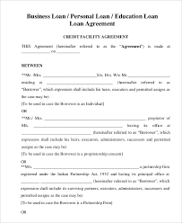 16 Loan Agreement Templates Word Pdf Apple Pages