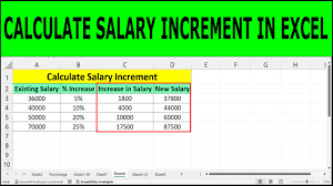 how to calculate salary increment in