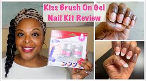 kiss brush on gel nails kit review