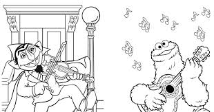 Download and print these for free. Sesame Street Party Coloring Page Printable Mama Likes This