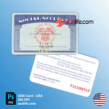 usa ssn social security number psd