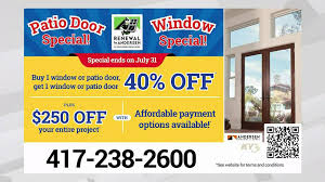 Savings On New Windows And Patio Doors