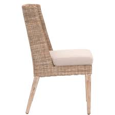 Breathe life into your sunroom and make it an exotic getaway for the entire family. Palma Natural Wicker Dining Chair Set Of 2
