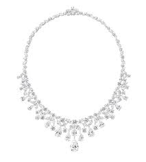 A $100 million diamond peacock. Graff Multi Shape Diamond Necklace Bridal Jewellery Collection Solitaire Magazine