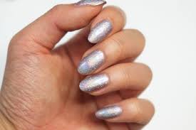 nails inc holographic holler graphic