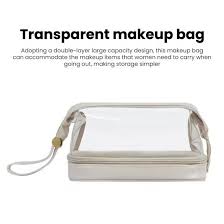 clear makeup bag toiletry