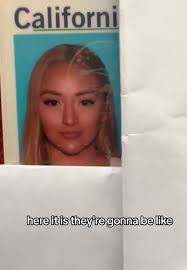 makeup in a driver s license photo