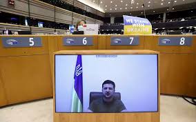 Zelenski demanda en el Parlamento Europeo que Ucrania sea 'miembro de pleno derecho' de la Unión