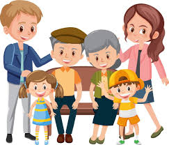 happy family cartoon character 12908218