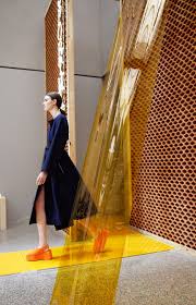 Body and soul, night and day, real and surreal: Formafantasma Uses Terracotta And Pvc For Sportmax Catwalk