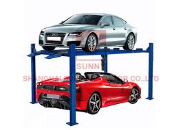 4 post auto hoist car storage lift