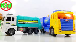 Xe ô tô chở rác, xe chở dầu, xe chở các con vật - đồ chơi trẻ em B34 Kid  Studio - Hàng điện máy chất lượng cao