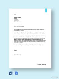 teacher resignation letter template