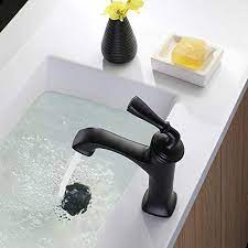 bathroom sink faucet matte black basin