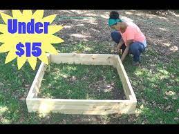 Quick navigation  show small raised beds (under 4 feet) 2×2 raised planter. How To Build A Raised Garden Bed For Under 15 Youtube