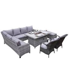 Direct Wicker Maxwell Gray 6 Pieces
