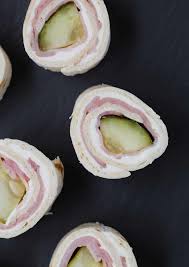 pickle roll ups with ham pinwheels