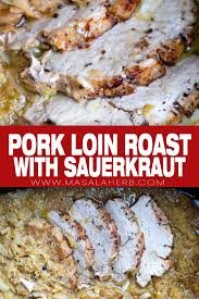 german pork loin roast with sauer