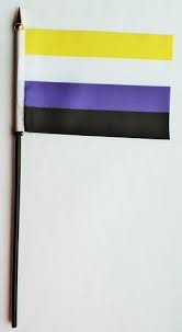 From wikimedia commons, the free media repository. Small Non Binary Flag 10 X 15 Cm On Stick