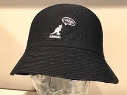 Details About Kangol Flirt Bell Bucket Hat Cap Black Cool Unique Large Rare New