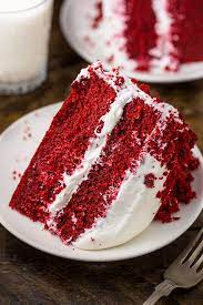Creamy Red Velvet Cake gambar png