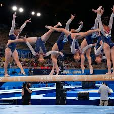 graph olympic gymnastics routine