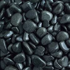 Ebony Black Pebbles Garden Pebbles