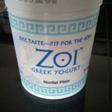calories in zoi greek yogurt nonfat