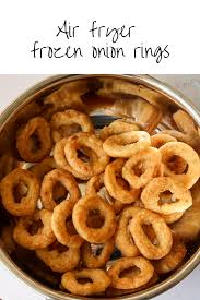 air fryer frozen onion rings crispier