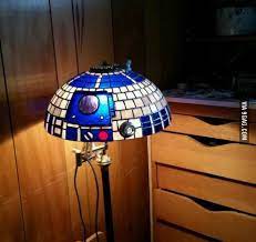 Stained Glass R2 D2 Lampshade Gaming