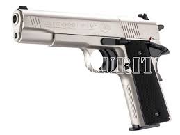 Colt 1911, serial number 5, was the gun used in the 1911 trials. Gas Pistol Umarex Colt Government 1911 A1 Nickel Cal 9 Mm