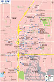 las vegas strip map map of las vegas